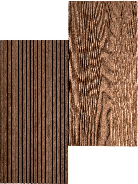 WPC terases dēlis EcoDeckProfile WPC-terrasser, trappor, staketbrädor - trä Ecodeckprofile