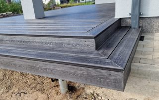 20-year guarantee for EcoDeckProfile decking boards WPC-terrasser, trappor, staketbrädor - trä Ecodeckprofile