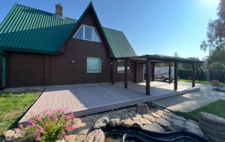 20-year guarantee for EcoDeckProfile decking boards WPC-terrasser, trappor, staketbrädor - trä Ecodeckprofile