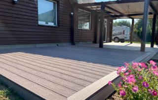 20-year guarantee for EcoDeckProfile decking boards WPC-terrasser, trappor, staketbrädor - trä Ecodeckprofile