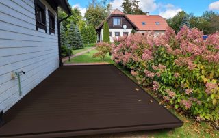 20-year guarantee for EcoDeckProfile decking boards WPC-terrasser, trappor, staketbrädor - trä Ecodeckprofile